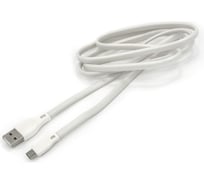 USB-кабель AM-microBM BYZ 1.2 метра, 2.1A, ПВХ, белый, 23750-BL-625W
