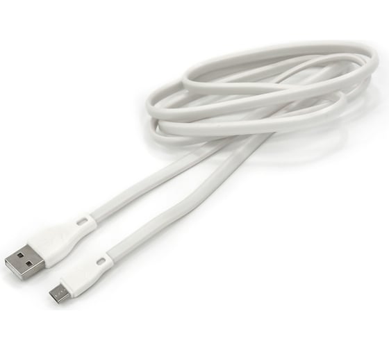 USB-кабель AM-microBM BYZ 1.2 метра, 2.1A, ПВХ, белый, 23750-BL-625W 1