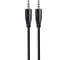 Круглый аудио кабель AUX 3,5 mm Jack\3,5 mm Jack Exployd 2M черный EX-K-634 1