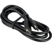 Зарядный кабель AURA Type-C - Type-C, 5A, черный, 1 метр TPC-C01B