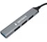 Разветвитель Gembird USB3.0/2.0, USB3.0, 3xUSB2.0, кабель Type-C+USB 10см, алюминий, пакет, UHB-C204 3