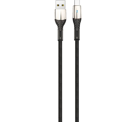 Кабель USB-Type-C 2A Exployd для зарядки телефона 1M круглый чернывй EX-K-1032 1