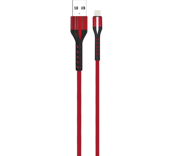 Кабель USB-8-pin 2A Exployd для зарядки телефона 1M круглый красный EX-K-1020