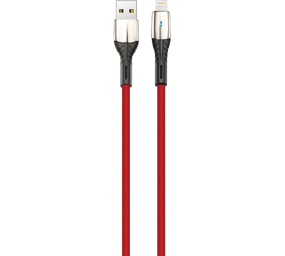 Кабель USB-8-pin 2A Exployd для зарядки телефона 1M круглый красный EX-K-1027