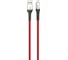 Кабель USB-8-pin 2A Exployd для зарядки телефона 1M круглый красный EX-K-1027 1