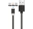 Кабель type-C\8-pin\MicroUSB Exployd для зарядки телефона USB 3в1 2/1A 1M круглый черный EX-K-788 1