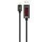 Кабель USB-8-pin 3A Exployd для зарядки телефона 1M Display круглый черный EX-K-1045 1
