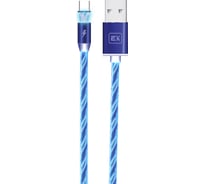 Кабель USB-Type-C 2,1A Exployd для зарядки телефона 1M Magnetic Light EX-K-669
