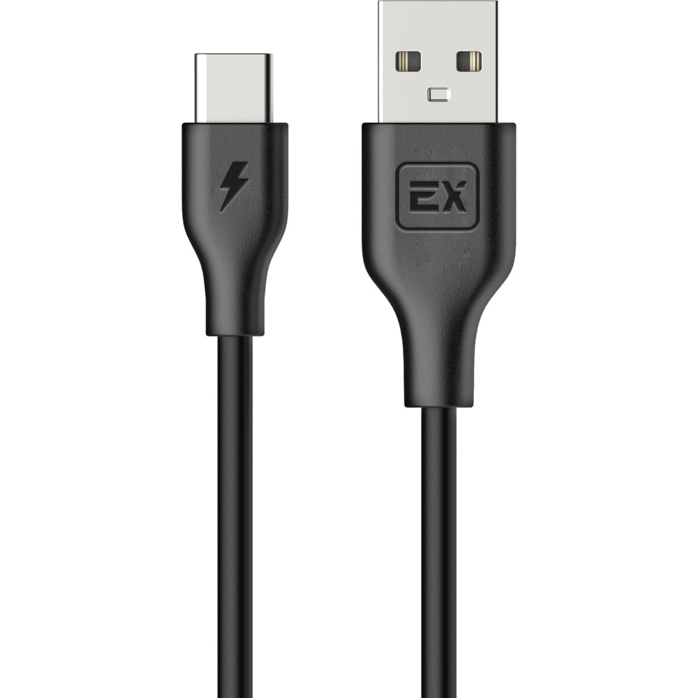 Кабель USB-Type-C 1A Exployd для зарядки телефона 2M черный EX-K-490 -  выгодная цена, отзывы, характеристики, фото - купить в Москве и РФ