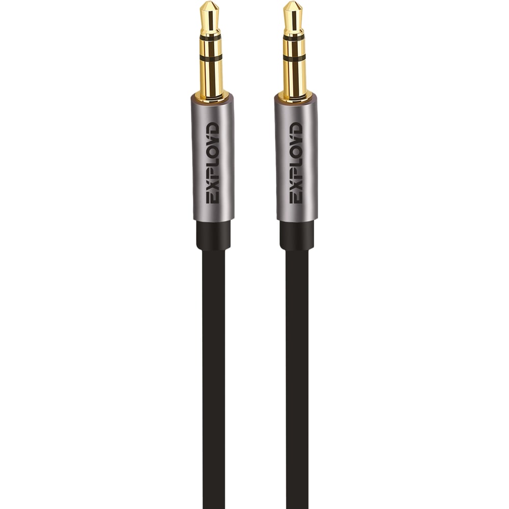 Аудио кабель AUX 3,5 mm Jack\\3,5 mm Jack Exployd 2M черный EX-K-639 ...