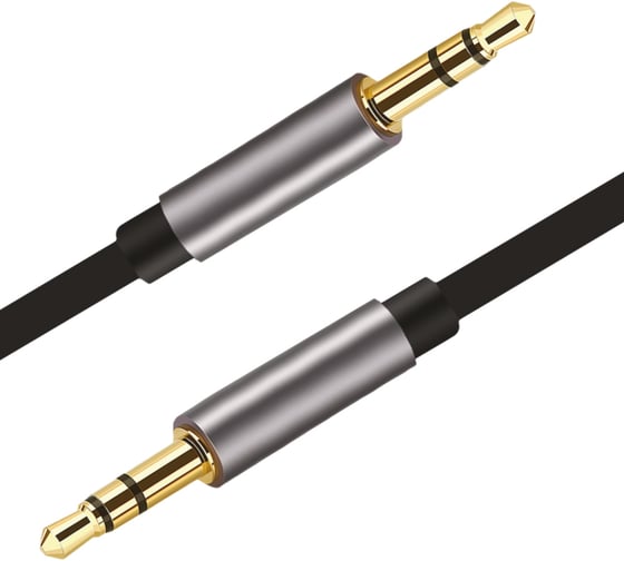 Аудио кабель AUX 3,5mm Jack\3,5 mm Jack Exployd 1M черный EX-K-476