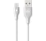 Кабель USB-MicroUSB 1A Exployd для зарядки телефона 0,2M круглый белый EX-K-730 1
