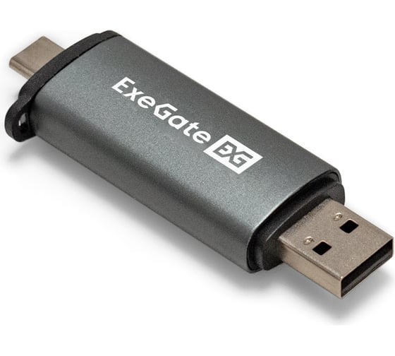 Устройство чтения/записи карт памяти ExeGate CR-201CA кабель-адаптер USB Type-A/Type-C -- Card Reader, поддержка стандартов: SD/SDHC/MMCII/RS MMC, Micro SD/ 297630