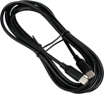 Кабель Cablexpert USB2.0 Type-C/Type-C, 5А, 240Вт, PD3.1/QC4.0, медь, 2м, черный, пакет, СС-USB2.0-240W-2M