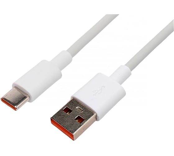 Кабель Cablexpert USB2.0, AM/Type-C, 6A, 66Вт, QC3.0, медь, 1.8м, белый, пакет, CC-USB2-AMCM-66W-1.8M-W