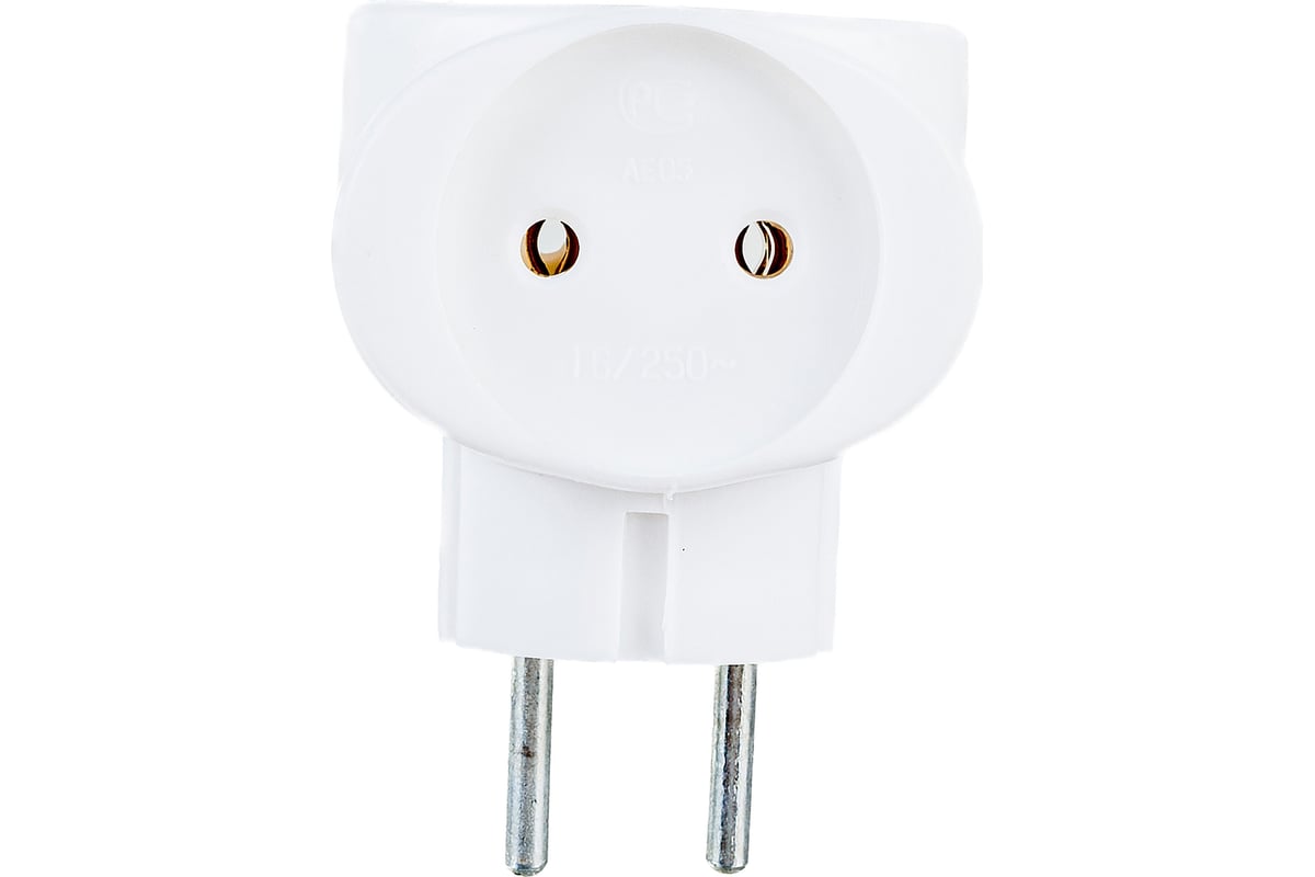 Адаптер / Разветвитель ФАZА АП-3-К (тройник, куб) 1043245 - выгодная ...