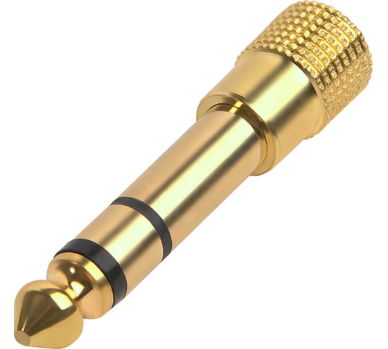 Переходник аудио GCR jack 635 mm-jack 35 mm M-F VIVAVIA04