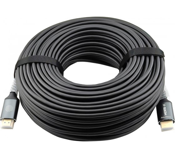 Кабель аудио-видео CACTUS CS-HDMI-AOC-2-50 HDMI (m)/HDMI (m) 50м. позолоченный контакт черный 2048979