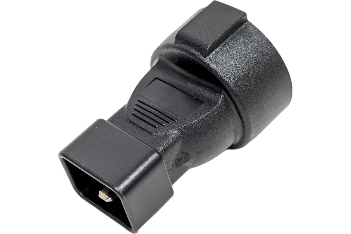 Переходной адаптер LANMASTER розетка Schuko - вилка C20, 220В, 16А ...