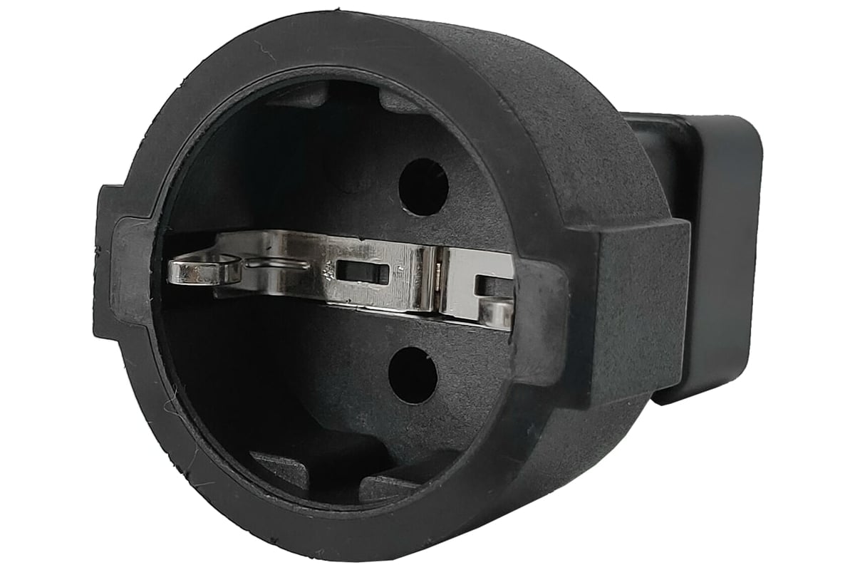 Переходной адаптер LANMASTER розетка Schuko - вилка C20, 220В, 16А ...