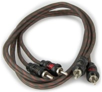 RCA кабель AURA 1 метр, 2 канала, витая пара RCA-0210