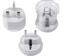 Универсальный адаптер для розеток Red Line UCA-2 3 в 1 ( EU/US/CN/UK/AU), белый УТ000026393