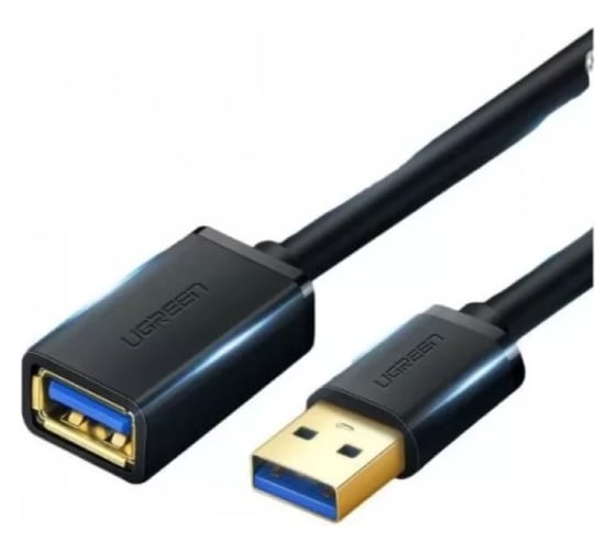 Кабель Ugreen US115 USB 3.0 Extension Cable Aluminum Case. Длина: 2м. Цвет: черный 10497_ 1