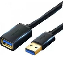 Кабель Ugreen US115 USB 3.0 Extension Cable Aluminum Case. Длина: 0,5м. Цвет: серо-черный 10494_