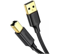 Кабель Ugreen для принтера US135 USB 2.0 A m to USB-B m Print Cable. Длина: 1,5 м. Цвет: черный 10350_