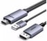 Кабель Ugreen HD169 HDMI to DisplayPort 4K/60Hz Cable. Длина: 2м. Цвет: серый 55329_ 1