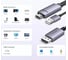 Кабель Ugreen HD169 HDMI to DisplayPort 4K/60Hz Cable. Длина: 2м. Цвет: серый 55329_ 2