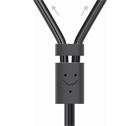 Аудиокабель Ugreen AV102 3.5mm Male to 2RCA Male Audio Cable 1.5 м, серый 10511_