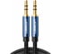 Кабель Ugreen AV112 3.5mm Male to 3.5mm Male Cable Gold Plated Metal Case with Braid 1 м, синий 10685_ 1