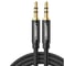 Кабель Ugreen AV112 3.5mm Male to 3.5mm Male Cable Gold Plated Metal Case with Braid 1 м, черный 50361_ 1