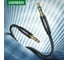 Кабель Ugreen AV112 3.5mm Male to 3.5mm Male Cable Gold Plated Metal Case with Braid 1 м, черный 50361_ 3