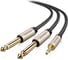 Кабель Ugreen AV126 3.5mm TRS to Dual 6.35mm TS Audio Cable 2 м, серый 10615_ 2