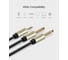 Кабель Ugreen AV126 3.5mm TRS to Dual 6.35mm TS Audio Cable 2 м, серый 10615_ 7