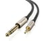 Кабель Ugreen AV127 3.5mm to 6.35mm TRS Stereo Audio Cable 2 м, серый UG10628_ 1