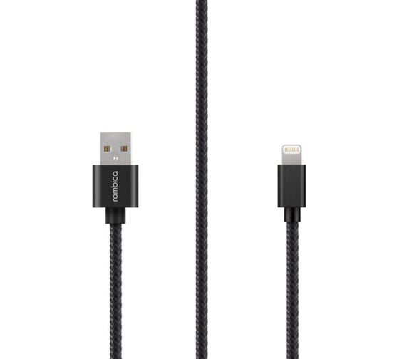 Кабель USB - Lightning Rombica Текстиль 2м CB-IB04B