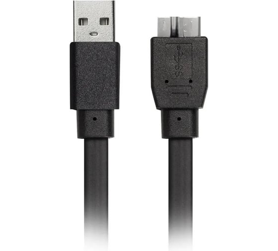 Кабель SMARTBUY 762K USB 3.1 Micro B M - Type A M, 5 Гб/с, 20 см, flat SBCAB-762K