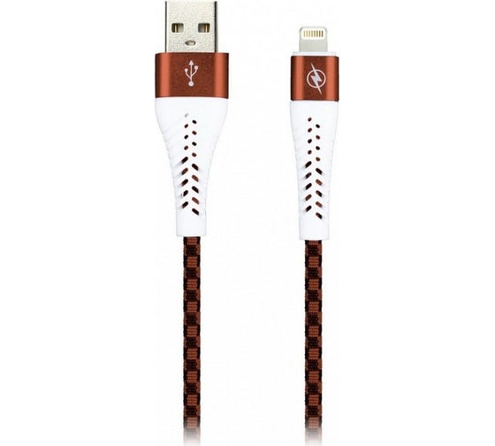 Дата-кабель SMARTBUY 8pin CHESS коричневый, 2 А, 1 метр iK-512CSS brown