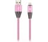 Дата-кабель SMARTBUY MicroUSB HEDGEHOG розовый 2 А, 1 м iK-12HH rose 1