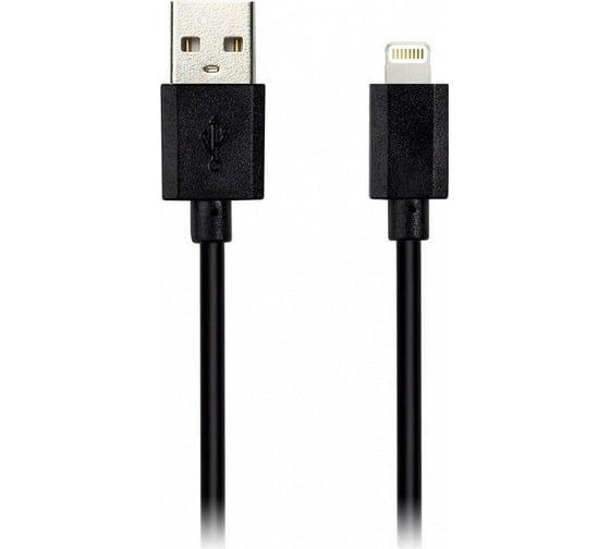 Дата-кабель SMARTBUY 8pin длина 15 см черный 3 А iK-0120-box