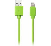 Дата-кабель SMARTBUY USB - 8-pin для Apple цветные, длина 1 м, зеленый iK-512c green