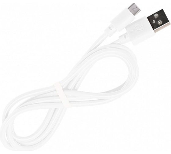 Дата-кабель SMARTBUY USB - micro USB цветные, длина 1 м, белый iK-12c white 1