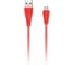 Дата-кабель SMARTBUY MicroUSB кабель в резиновой оплетке Gear 1 м, 2А, красный iK-12RG red 1