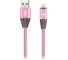 Дата-кабель SMARTBUY 8pin HEDGEHOG розовый 2 А, 1 м iK-512HH rose 1