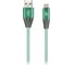 Дата-кабель SMARTBUY Type C HEDGEHOG зеленый 2 А, 1 м iK-3112HH green 1
