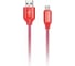 Дата-кабель SMARTBUY MicroUSB кабель в нейлоновой оплетке Socks 1 м, 2А, красный iK-12NS red 1