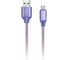 Дата-кабель SMARTBUY MicroUSB кабель в нейлоновой оплетке Socks 1 м, 2А, фиолетовый iK-12NS violet 1